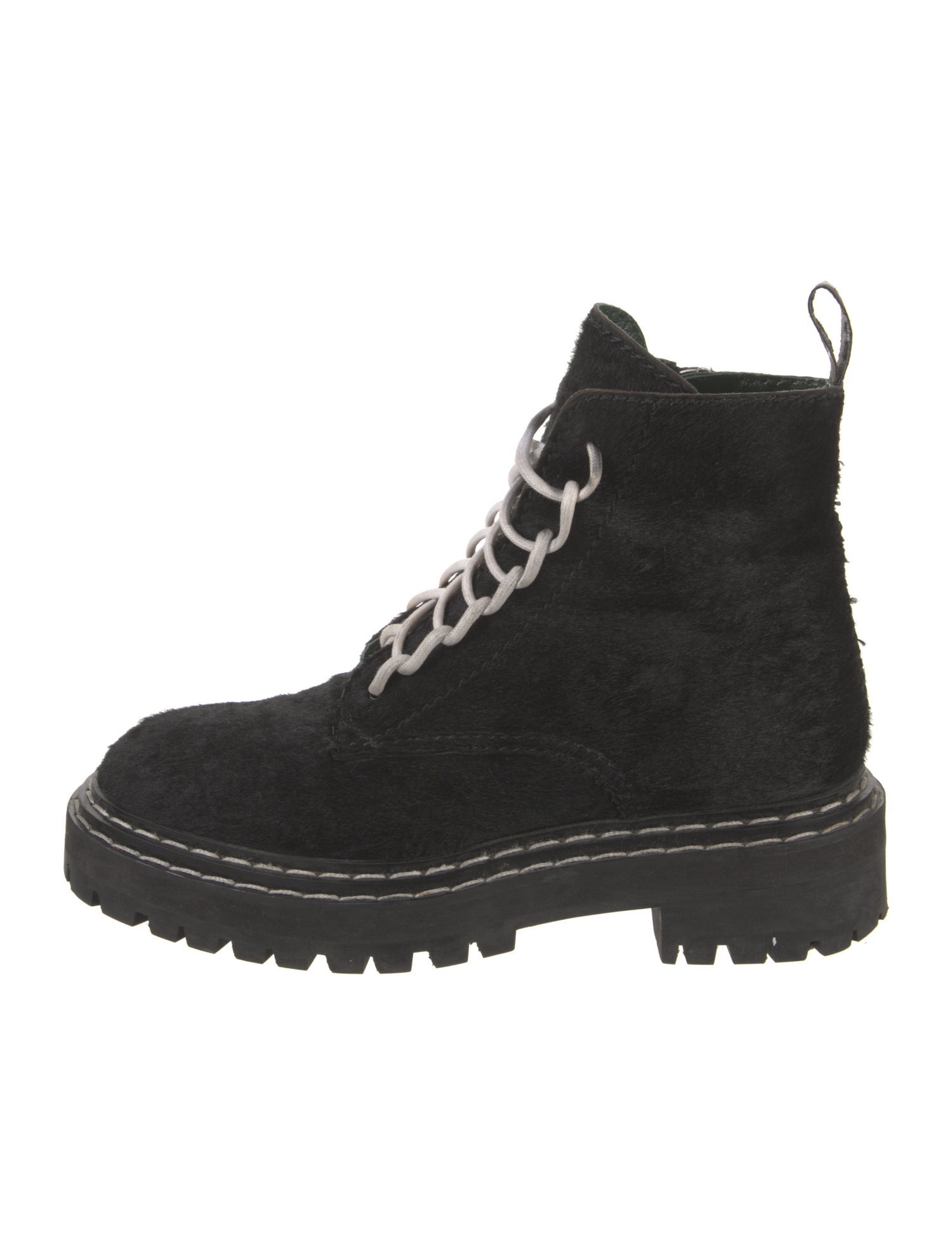 Proenza Schouler Ponyhair Combat Boots