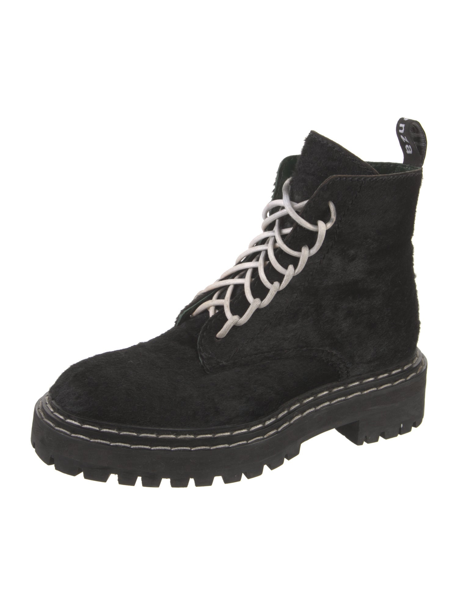 Proenza Schouler Ponyhair Combat Boots
