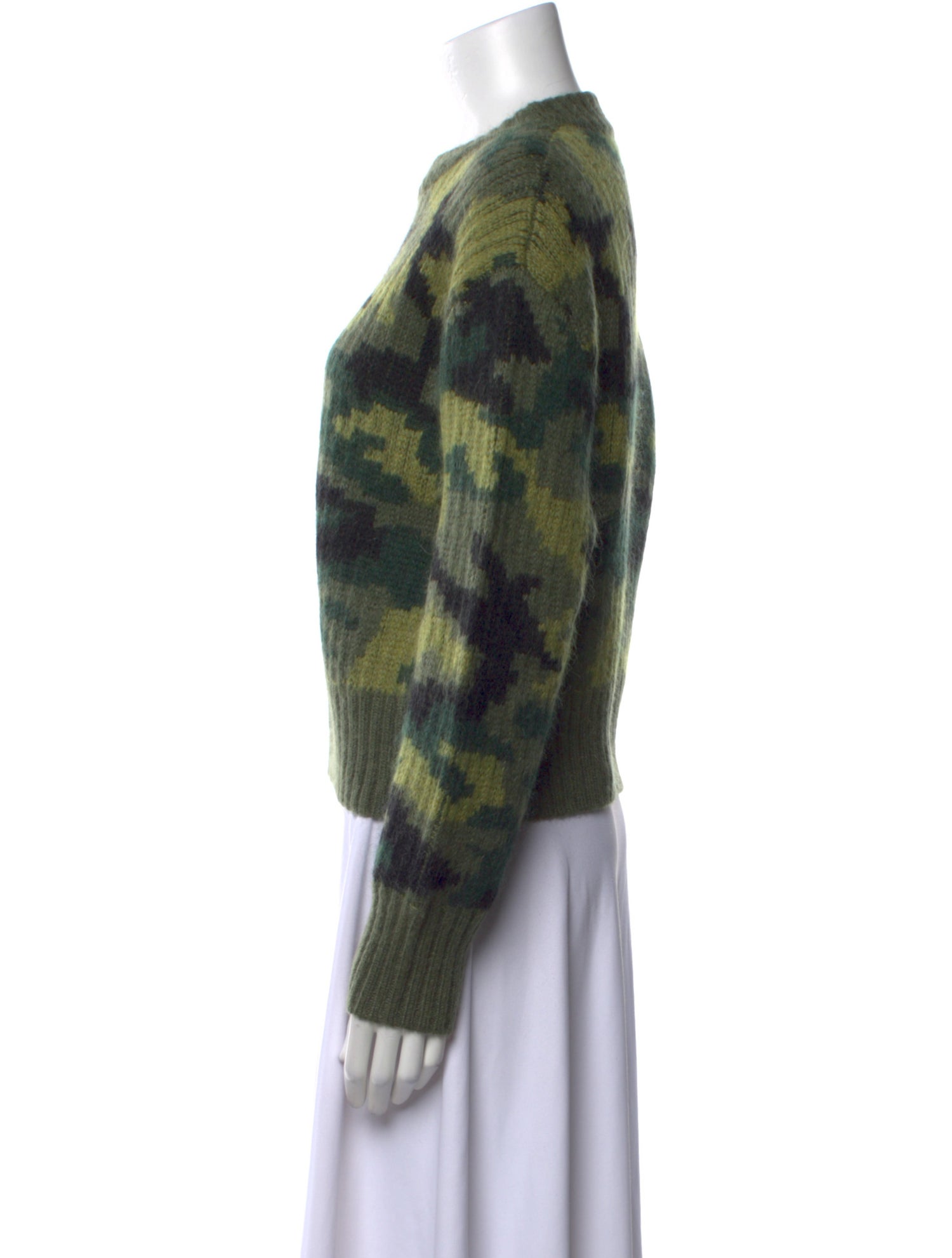 Proenza Schouler Printed Crew Neck Sweater