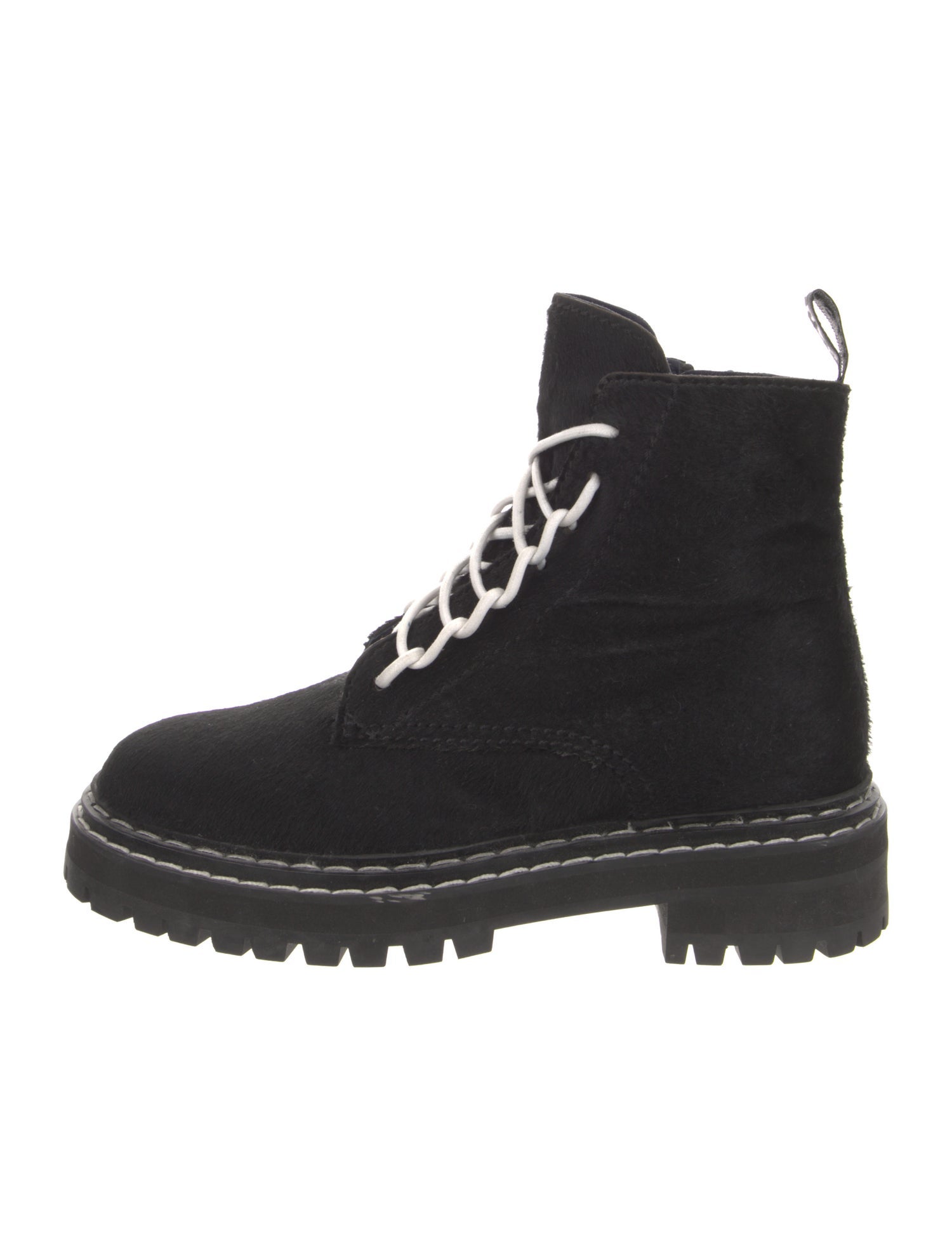 Proenza Schouler Ponyhair Combat Boots