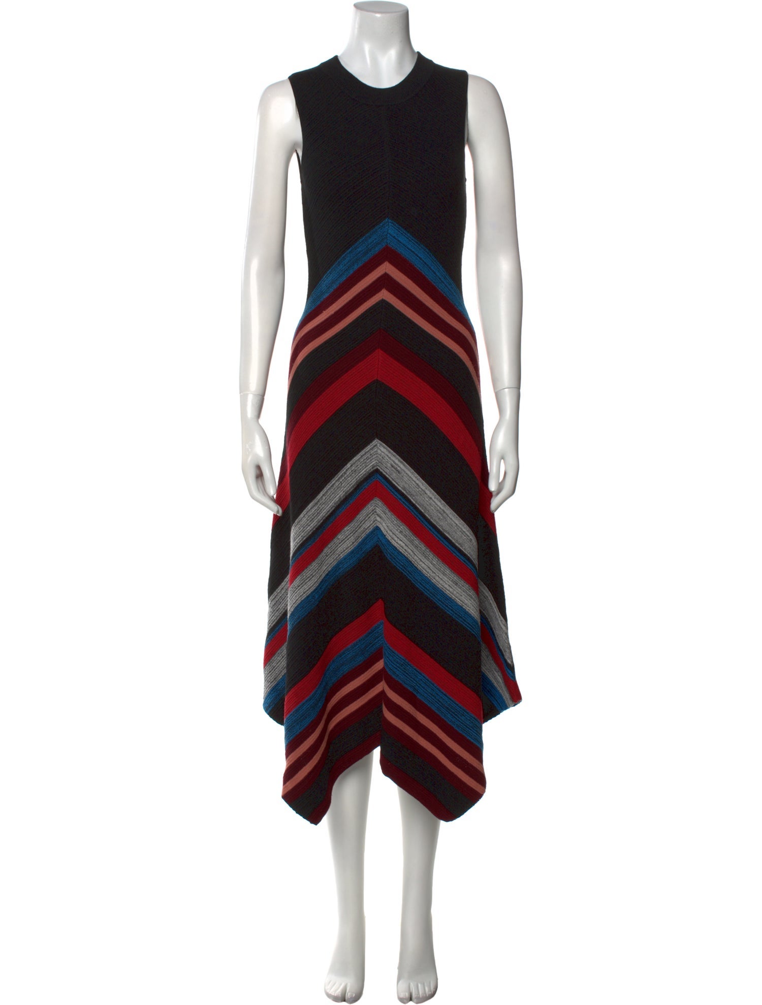 Proenza Schouler Striped Long Dress