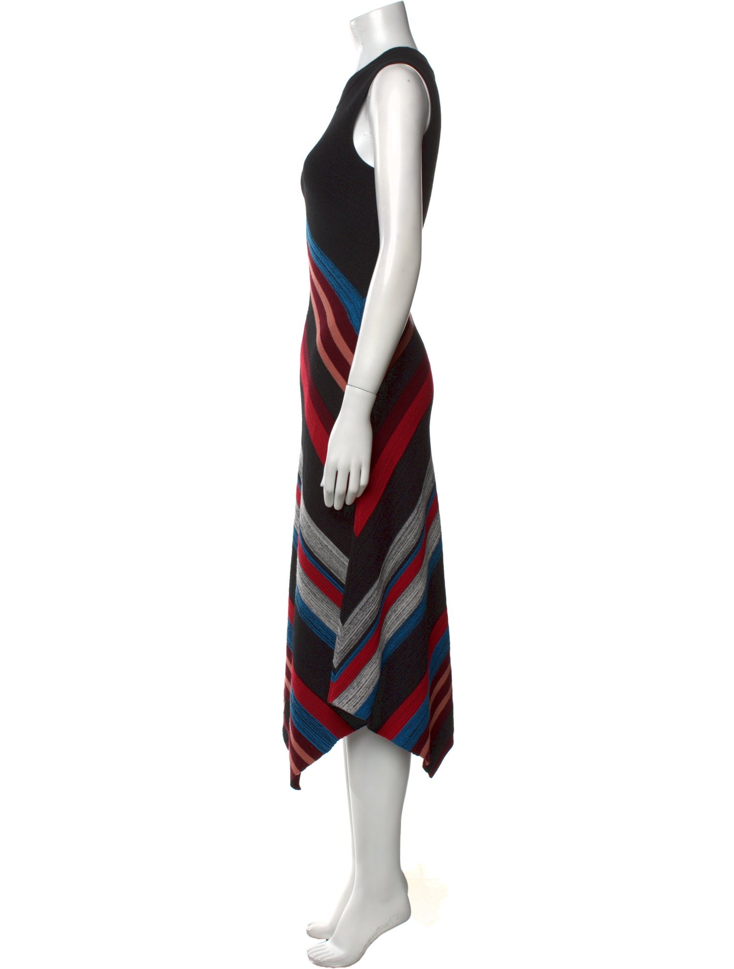 Proenza Schouler Striped Long Dress