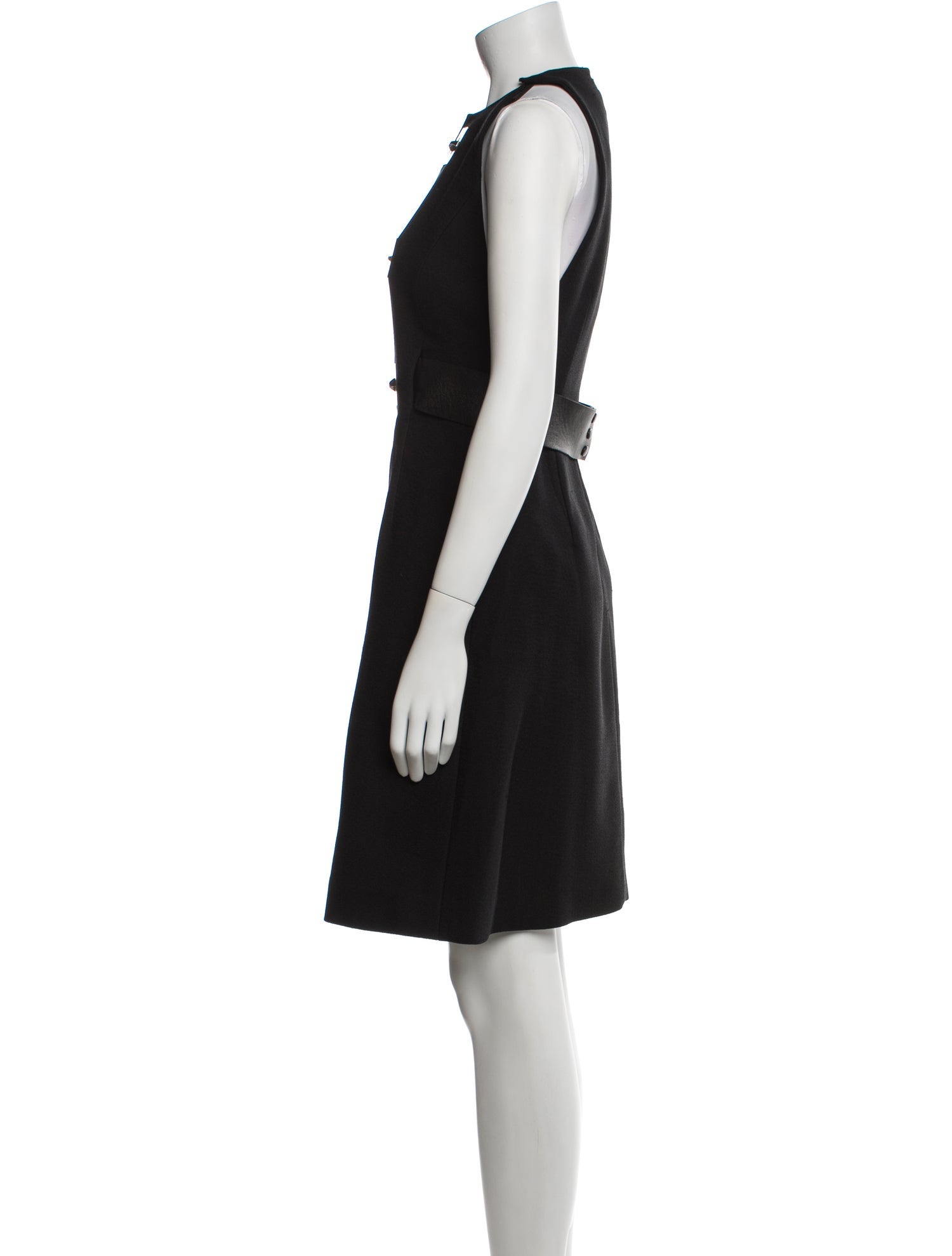 Proenza Schouler Colorblock Pattern Knee-Length Dress