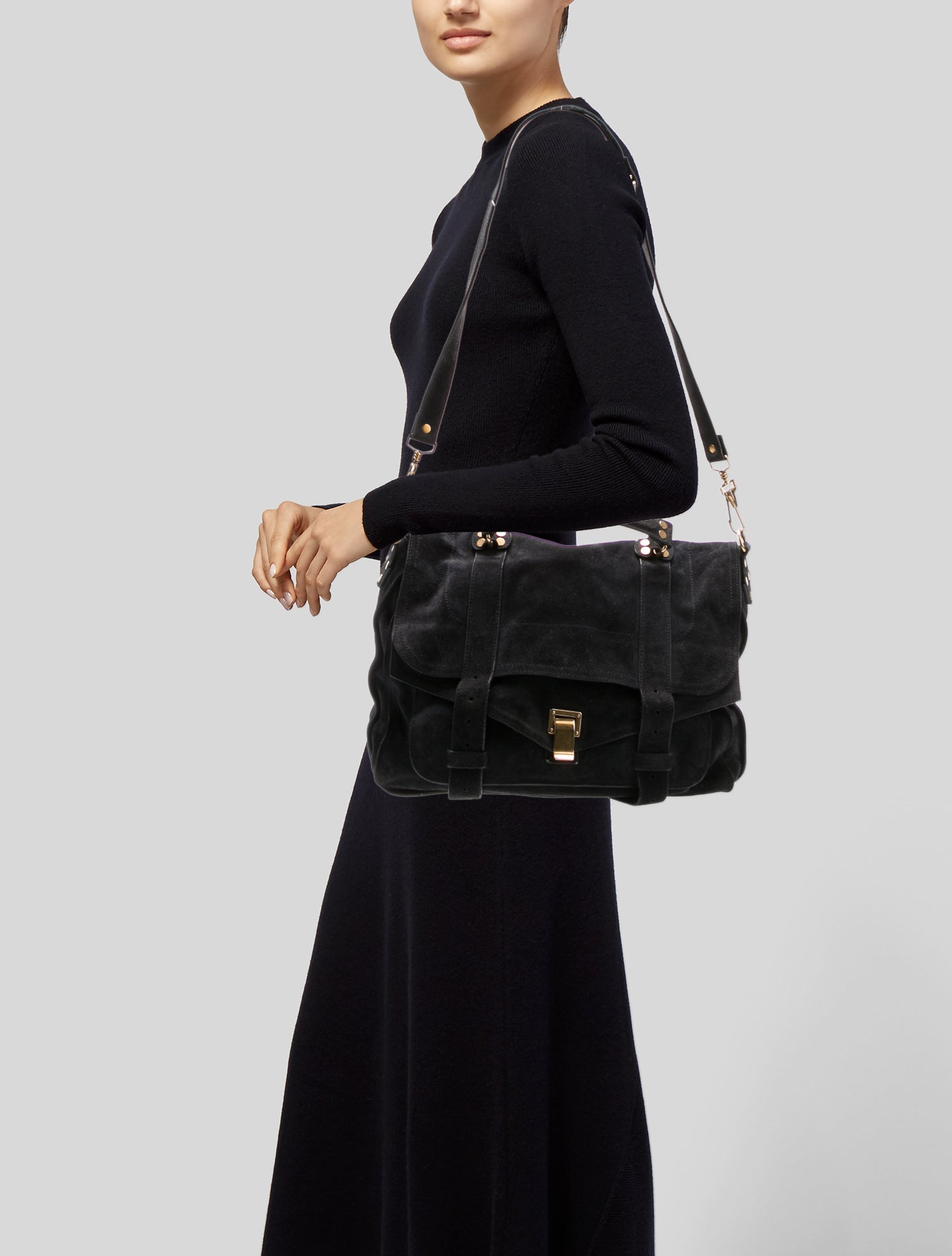 Proenza Schouler Suede Top Handle Bag