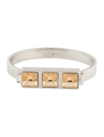Proenza Schouler Two-Tone Studded Bangle Bracelet