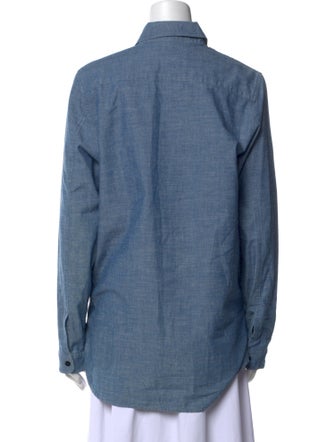 Proenza Schouler Long Sleeve Button-Up Top