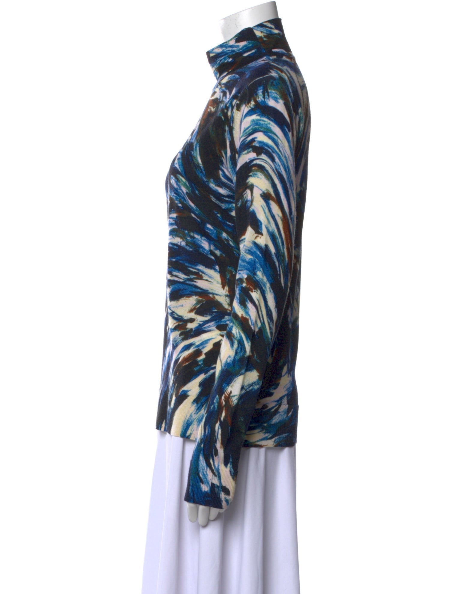 Proenza Schouler Merino Wool Printed Sweater