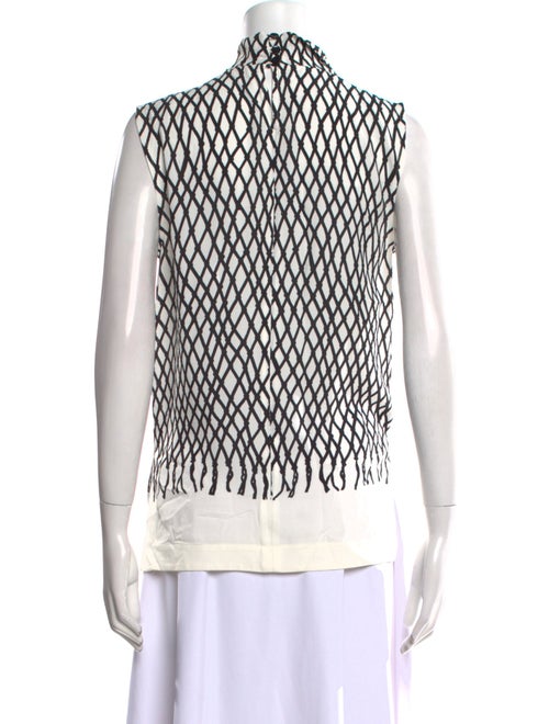 Proenza Schouler Printed Cowl Neck Top