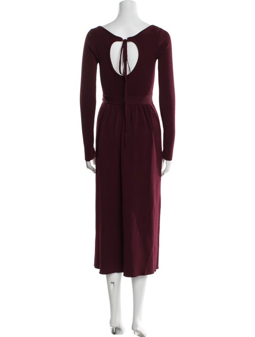 Proenza Schouler Scoop Neck Midi Length Dress