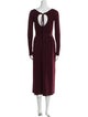 Proenza Schouler Scoop Neck Midi Length Dress