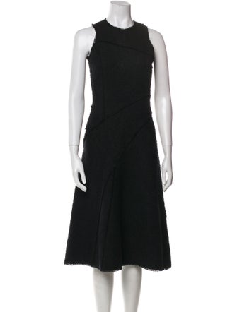 Proenza Schouler Crew Neck Midi Length Dress