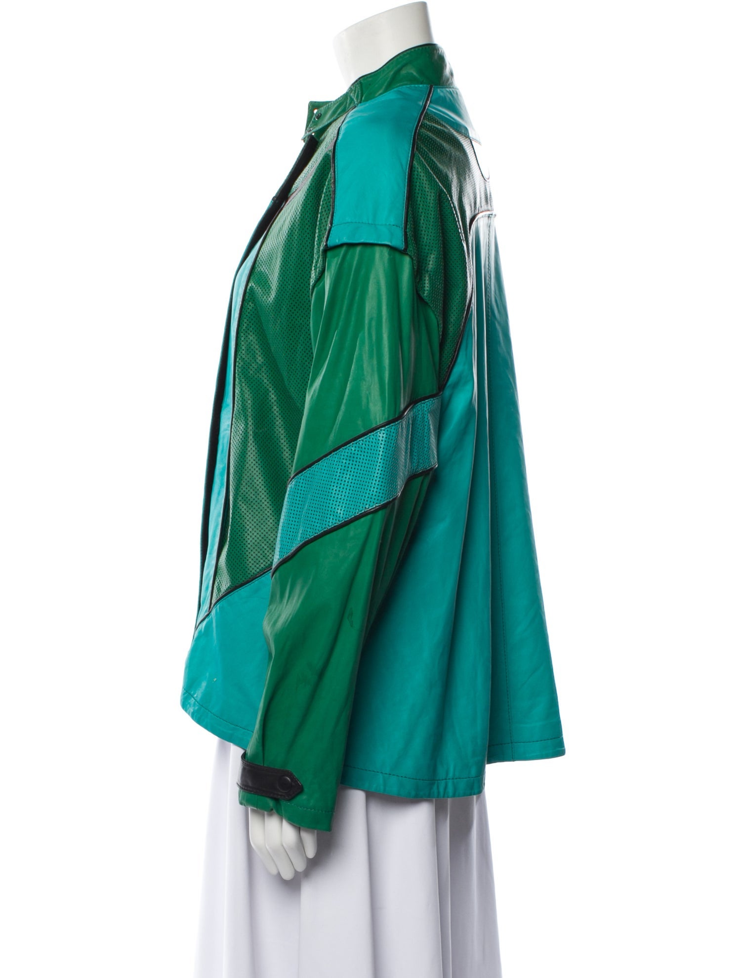 Proenza Schouler Colorblock Pattern Jacket