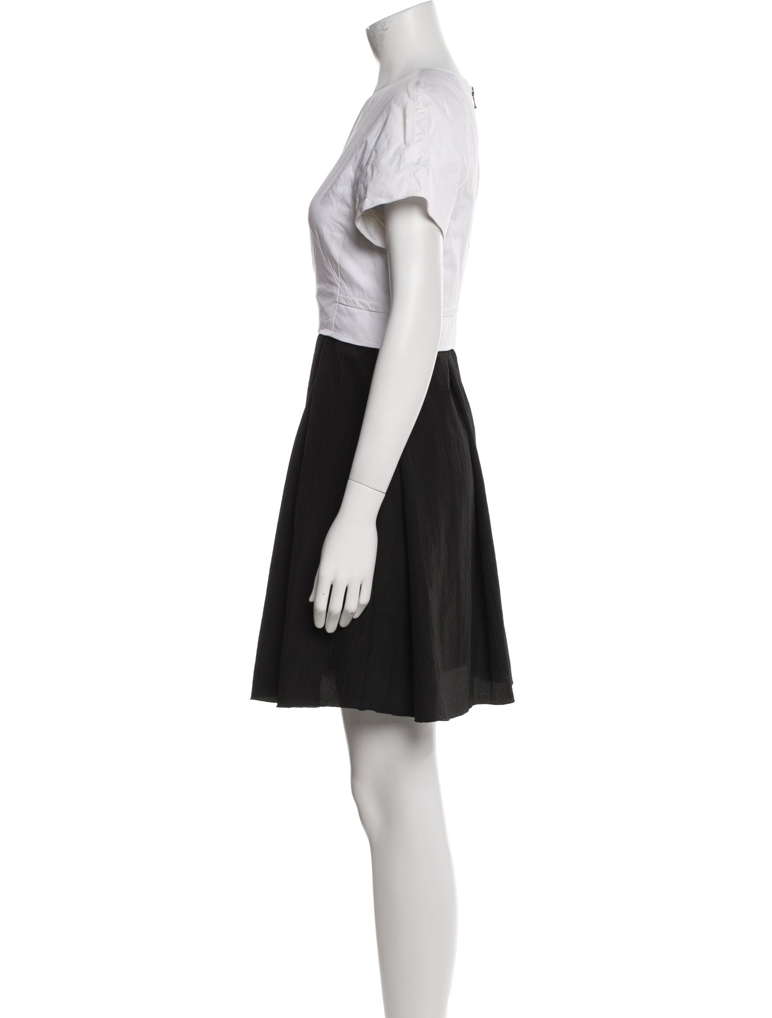 Proenza Schouler Colorblock Pattern Mini Dress