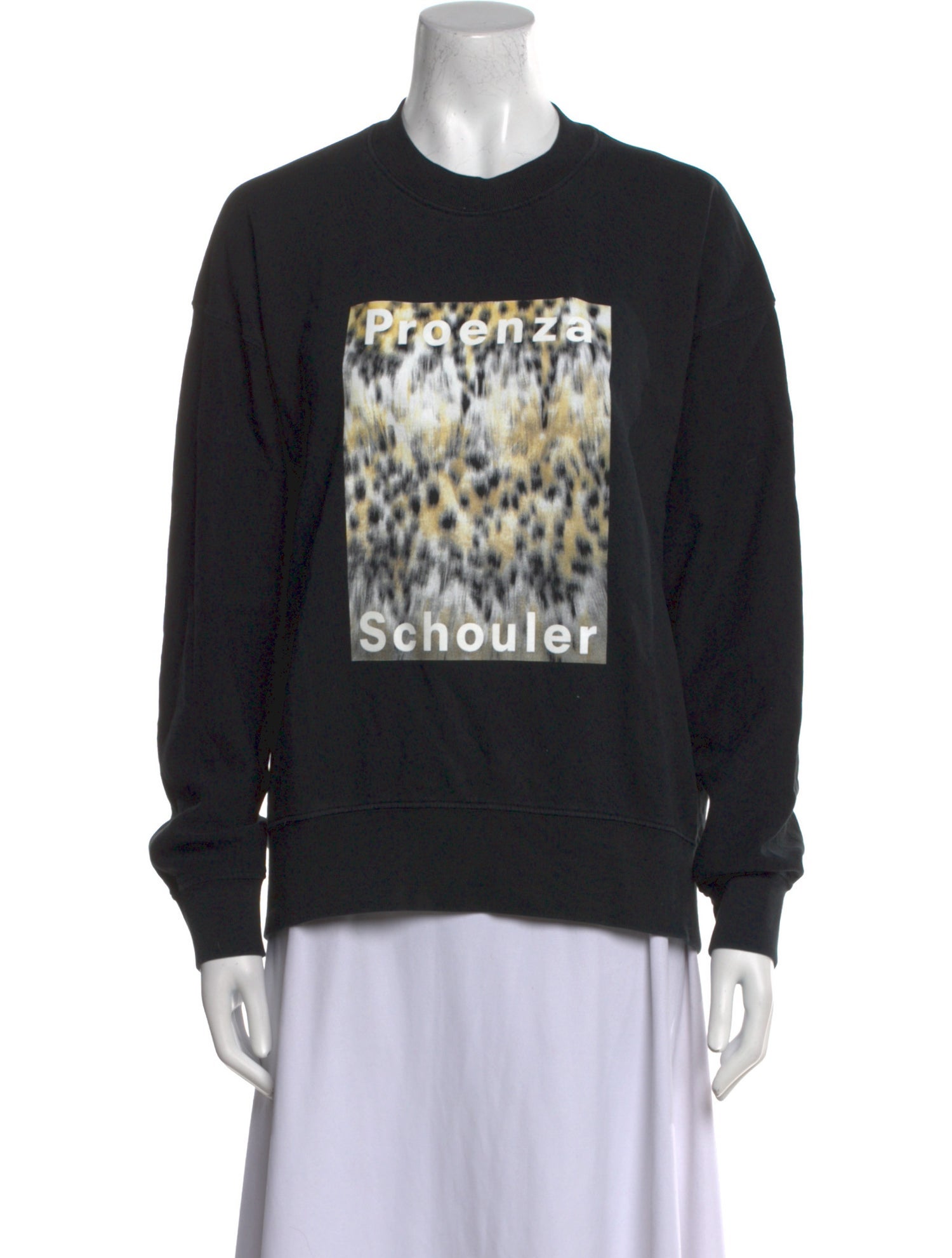 Proenza Schouler Graphic Print Crew Neck Sweatshirt