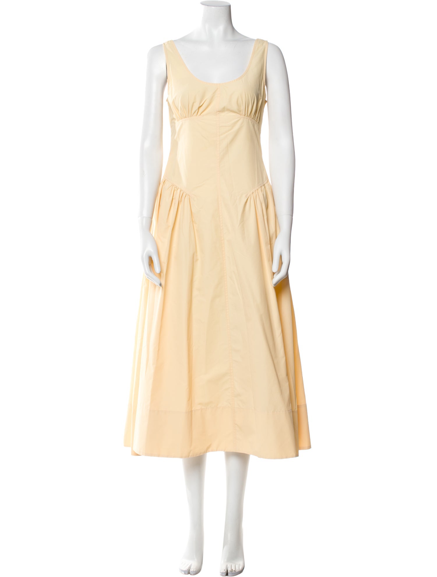 Proenza Schouler Scoop Neck Long Dress