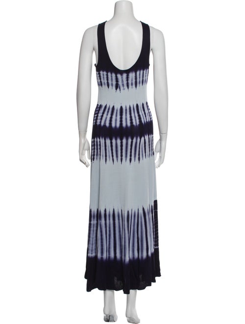Proenza Schouler Tie-Dye Print Long Dress