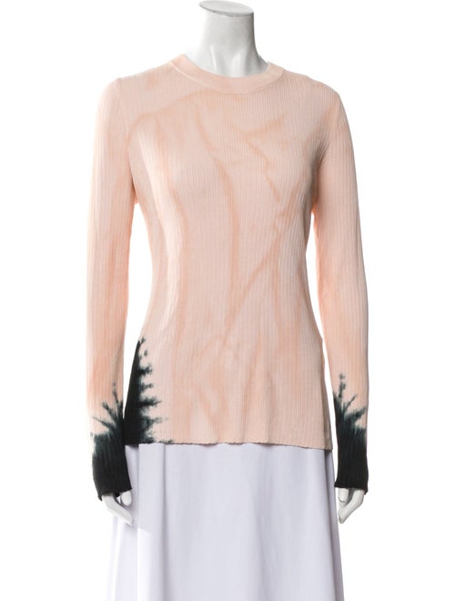 Proenza Schouler Tie-Dye Print Crew Neck Top