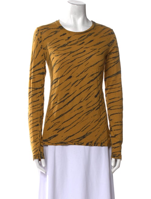 Proenza Schouler Animal Print Crew Neck Sweatshirt