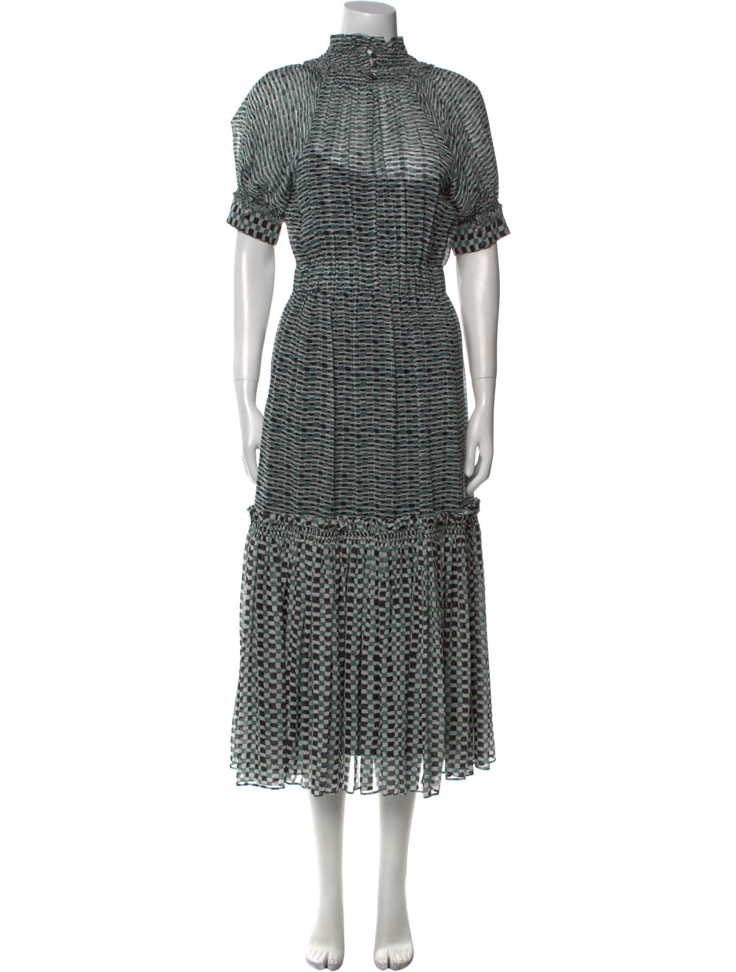 Proenza Schouler Silk Midi Length Dress