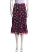 Proenza Schouler Floral Print Knee-Length Skirt
