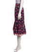 Proenza Schouler Floral Print Knee-Length Skirt