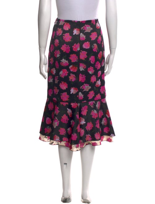 Proenza Schouler Floral Print Knee-Length Skirt
