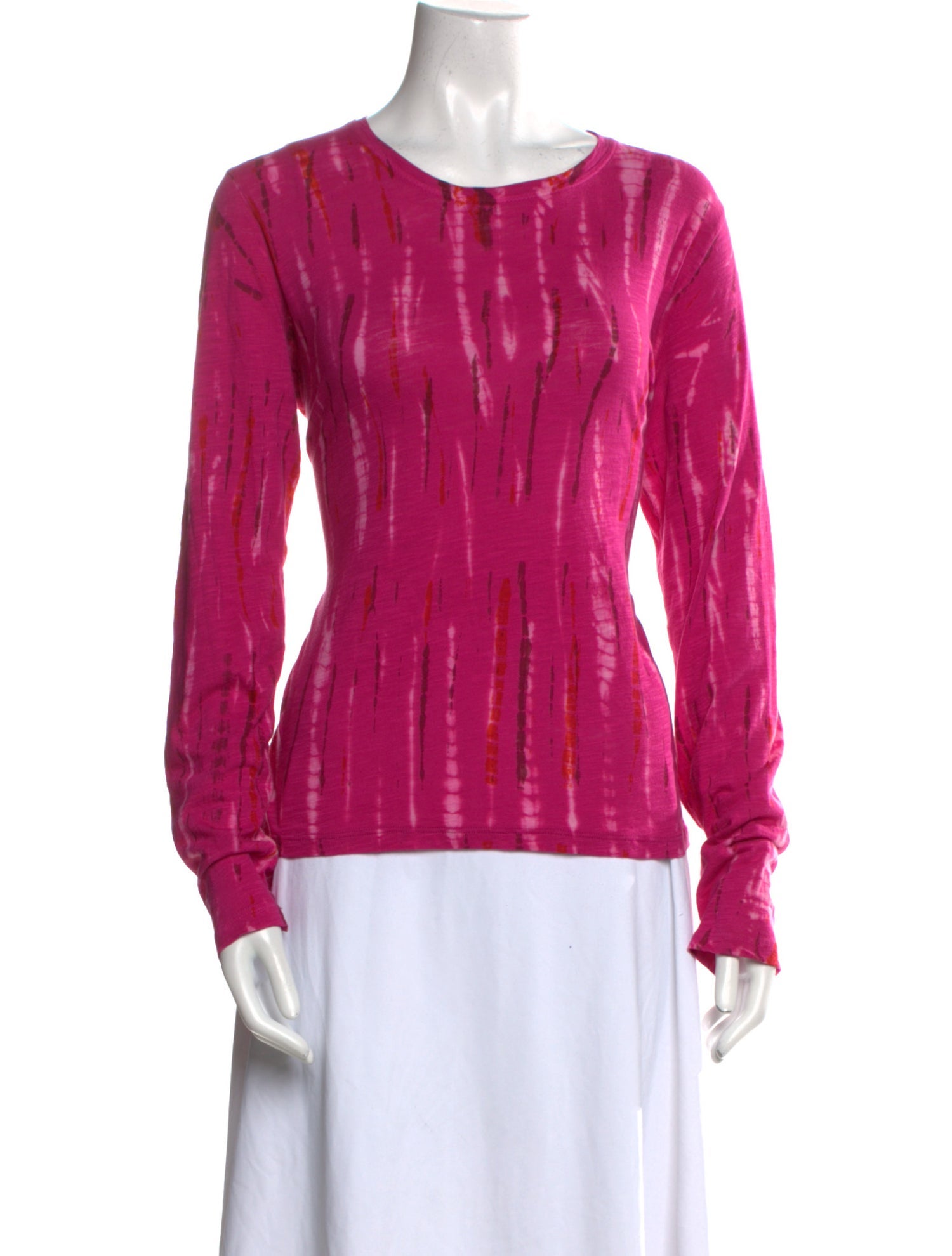 Proenza Schouler Scoop Neck Long Sleeve Blouse