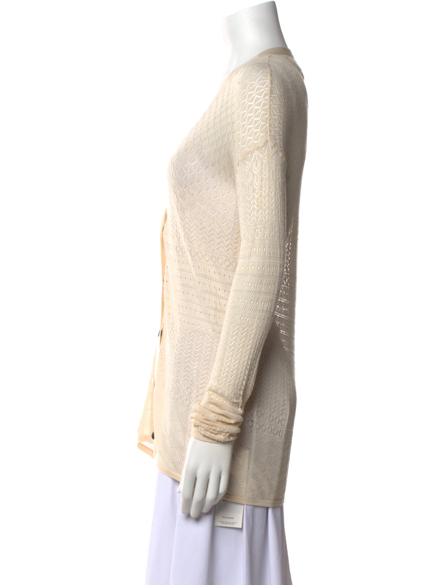 Proenza Schouler Silk V-Neck Sweater