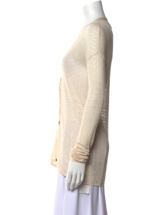 Proenza Schouler Silk V-Neck Sweater