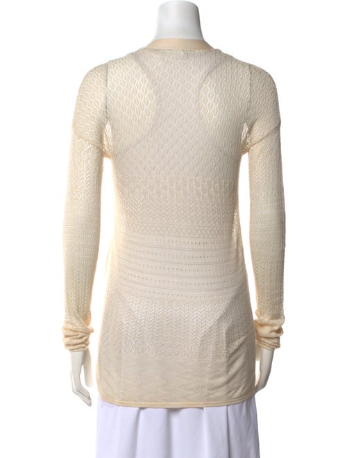 Proenza Schouler Silk V-Neck Sweater
