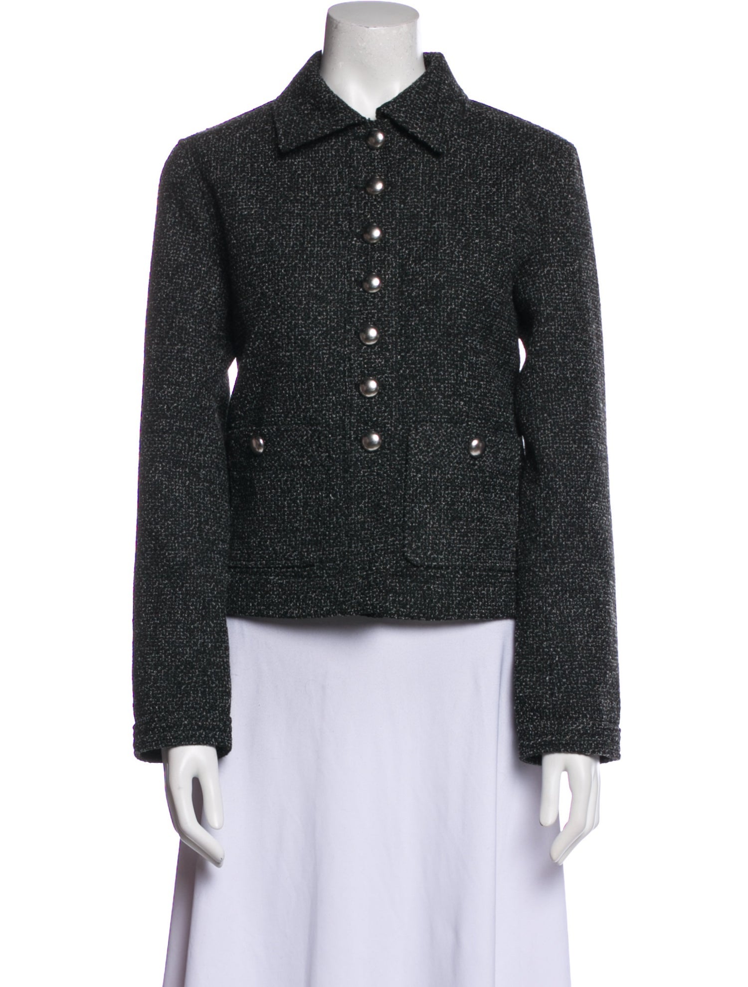 Proenza Schouler Tweed Pattern Evening Jacket