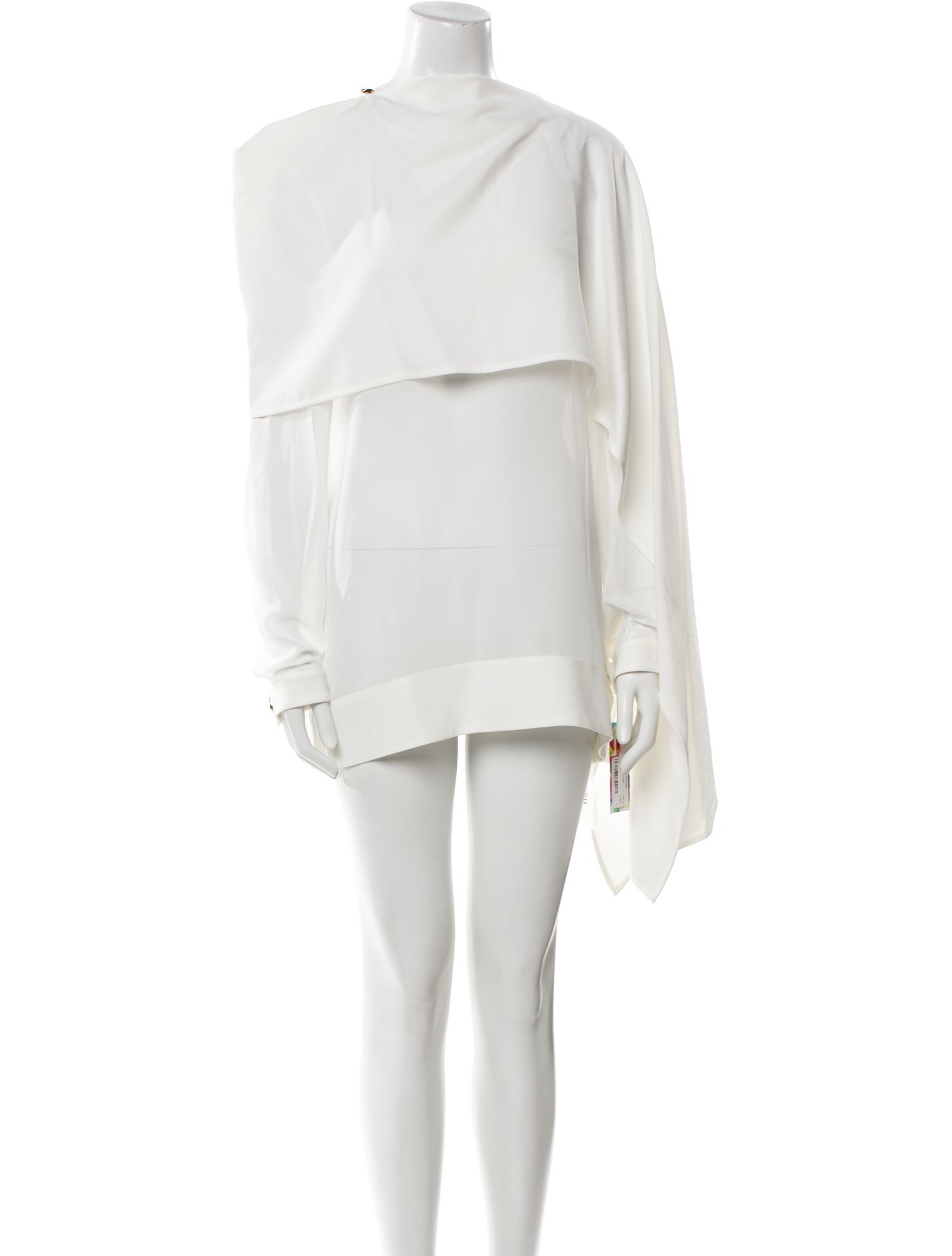 Proenza Schouler Cowl Neck Long Sleeve Tunic