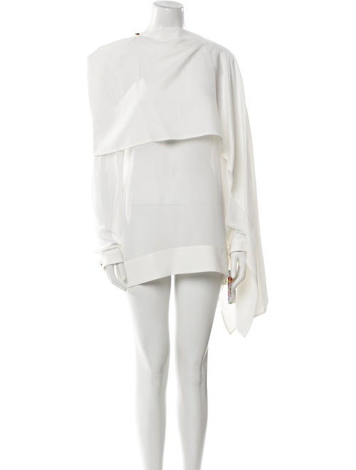 Proenza Schouler Cowl Neck Long Sleeve Tunic