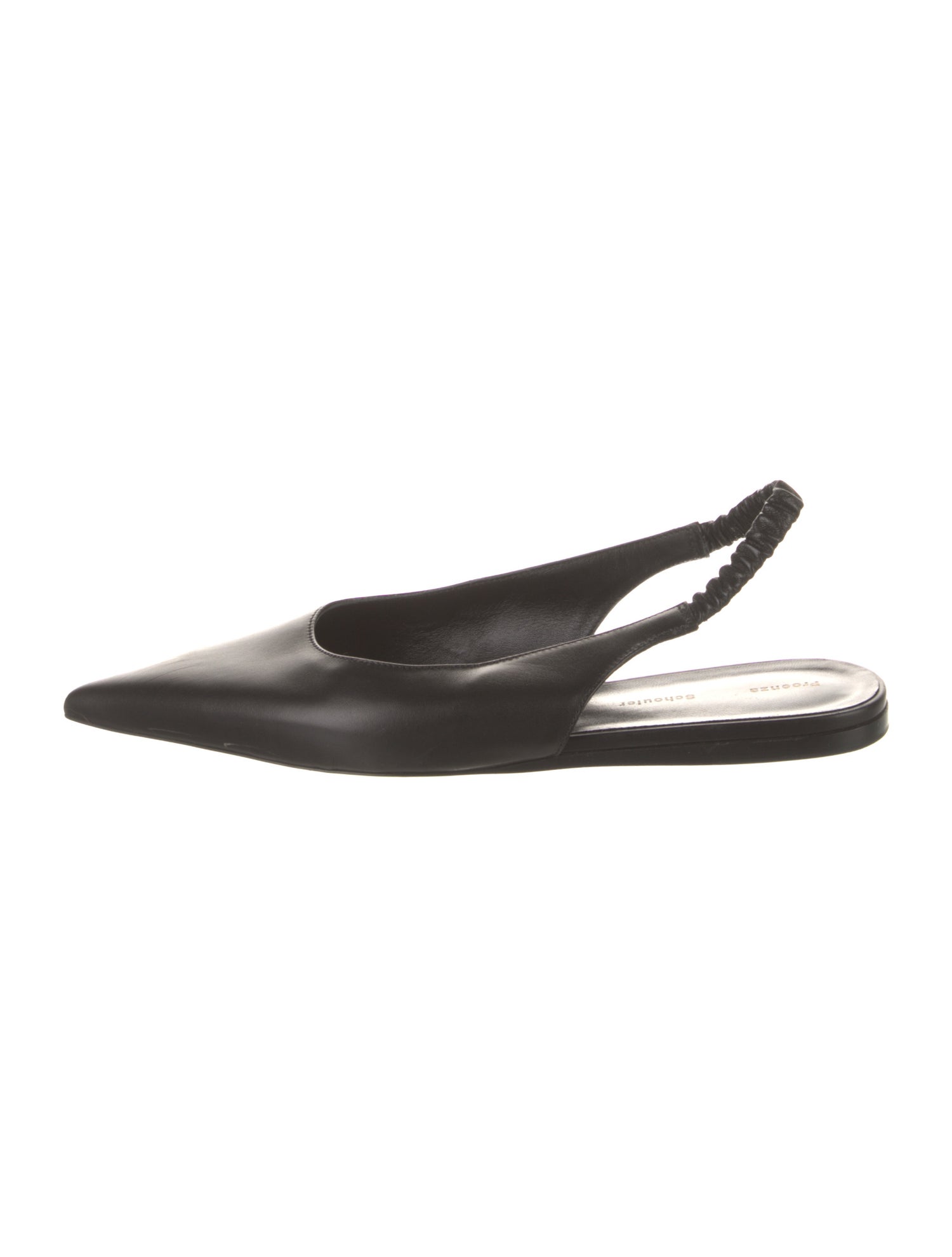 Proenza Schouler Leather Slingback Flats