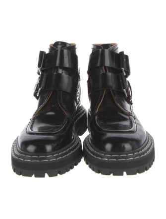 Proenza Schouler Patent Leather Combat Boots