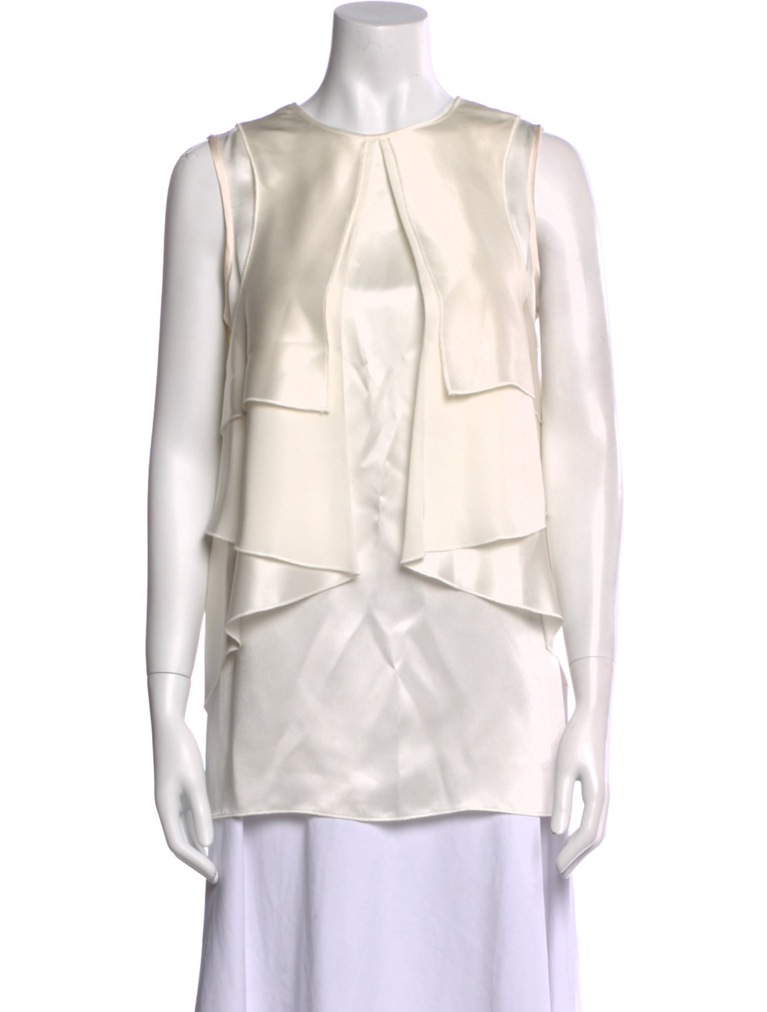Proenza Schouler Crew Neck Sleeveless Blouse