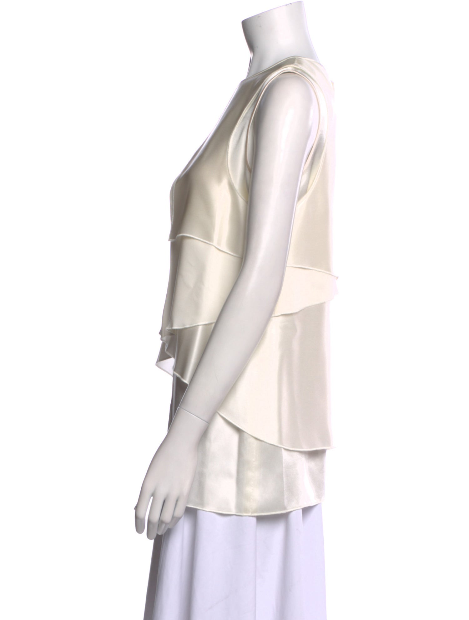 Proenza Schouler Crew Neck Sleeveless Blouse