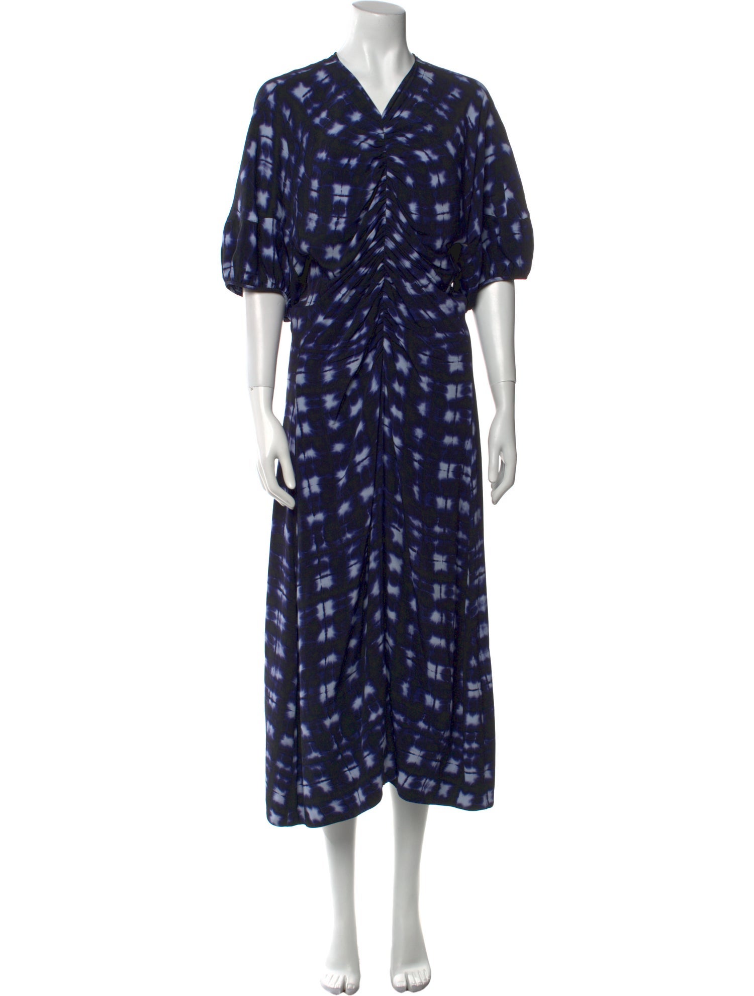 Proenza Schouler Tie-Dye Print Long Dress
