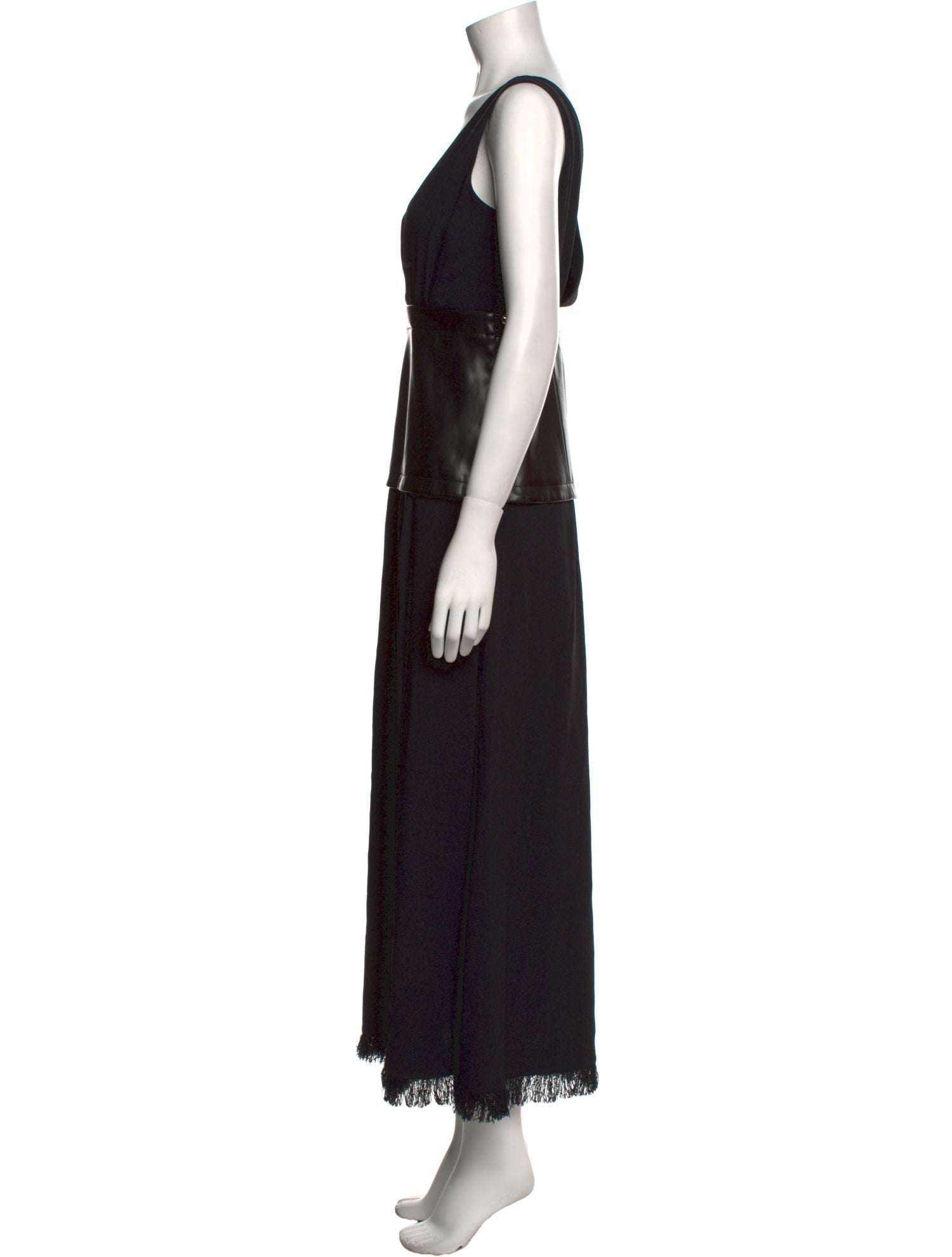 Proenza Schouler Plunge Neckline Long Dress