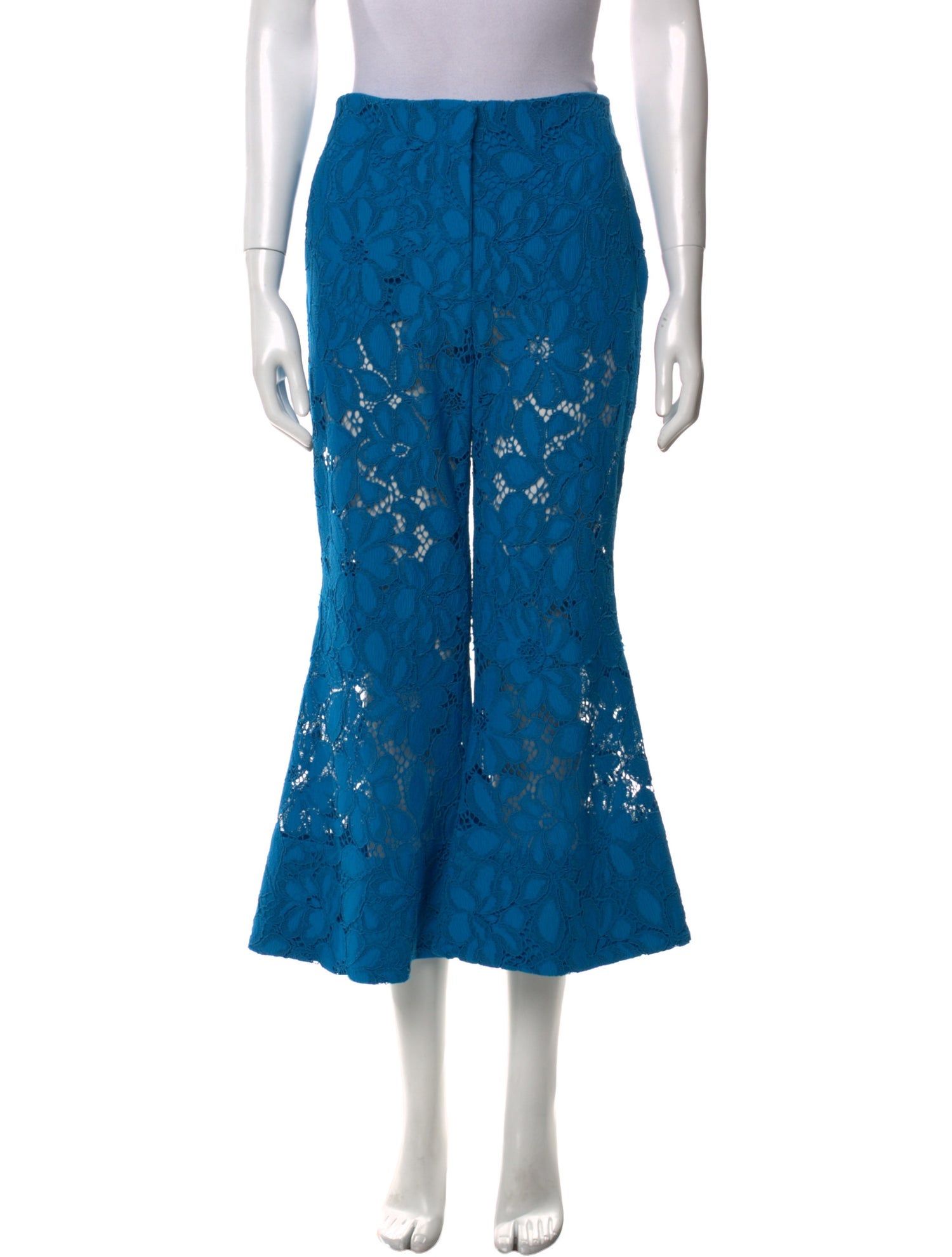 Proenza Schouler Lace Pattern Wide Leg Pants