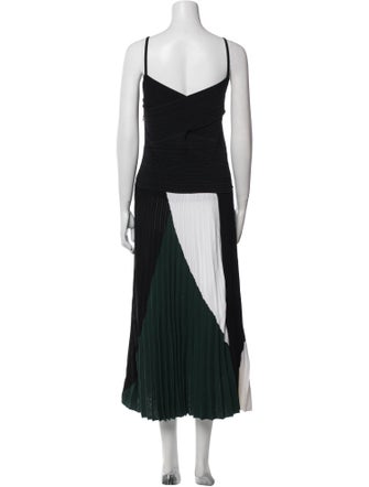 Proenza Schouler Striped Long Dress