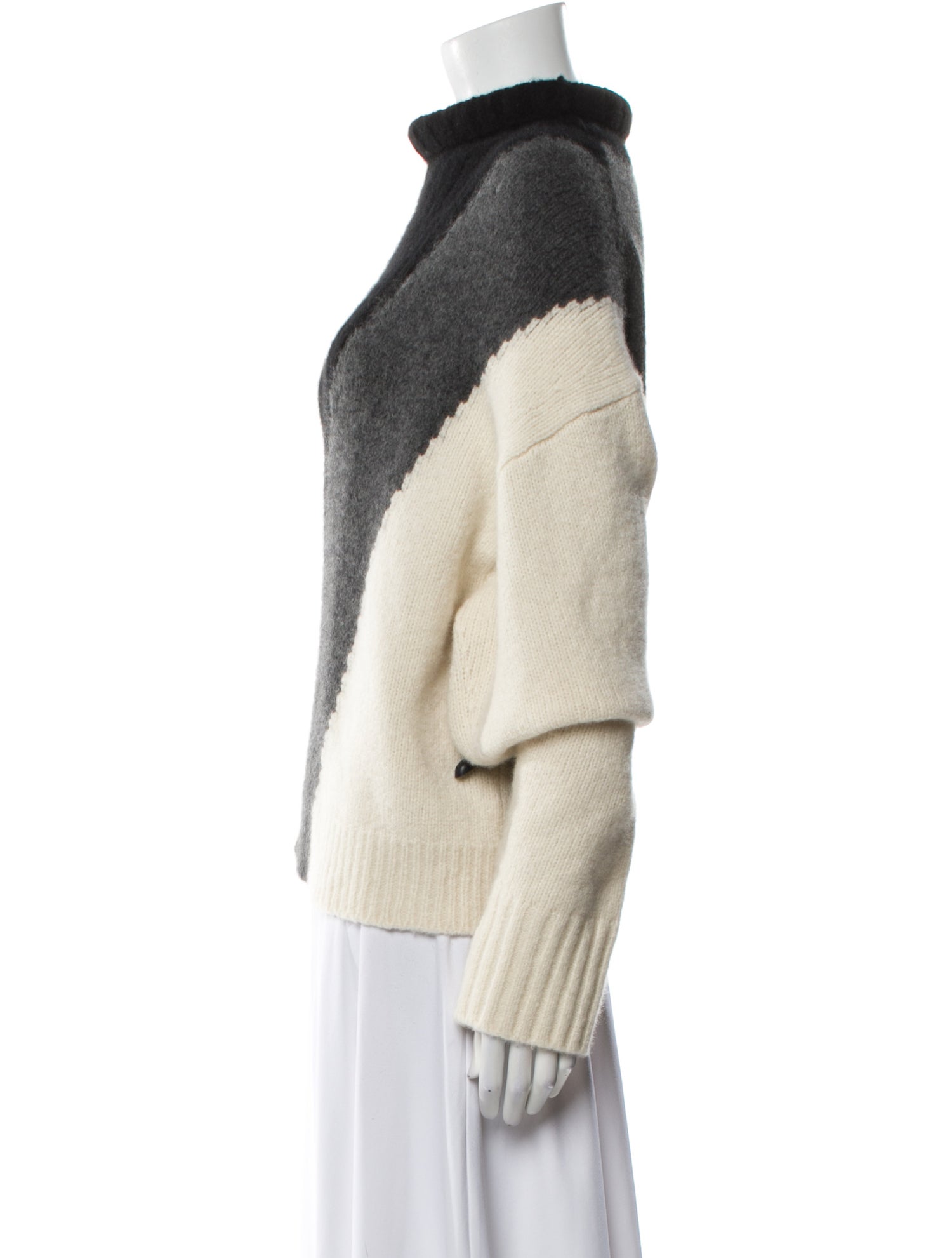 Proenza Schouler Cashmere Colorblock Pattern Sweater w/ Tags