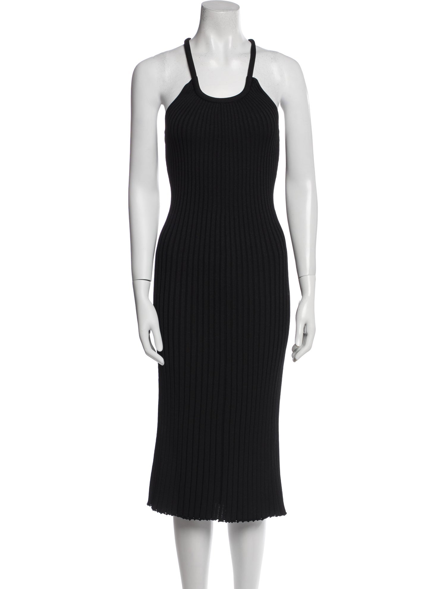 Proenza Schouler Scoop Neck Midi Length Dress