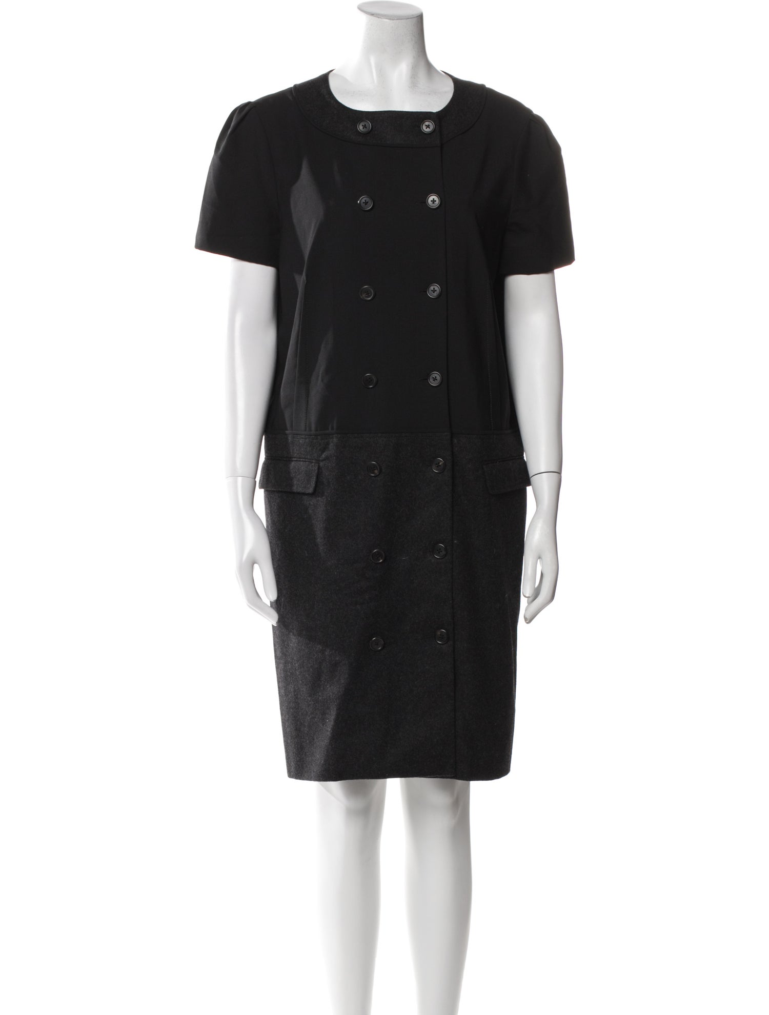 Proenza Schouler Wool Knee-Length Dress