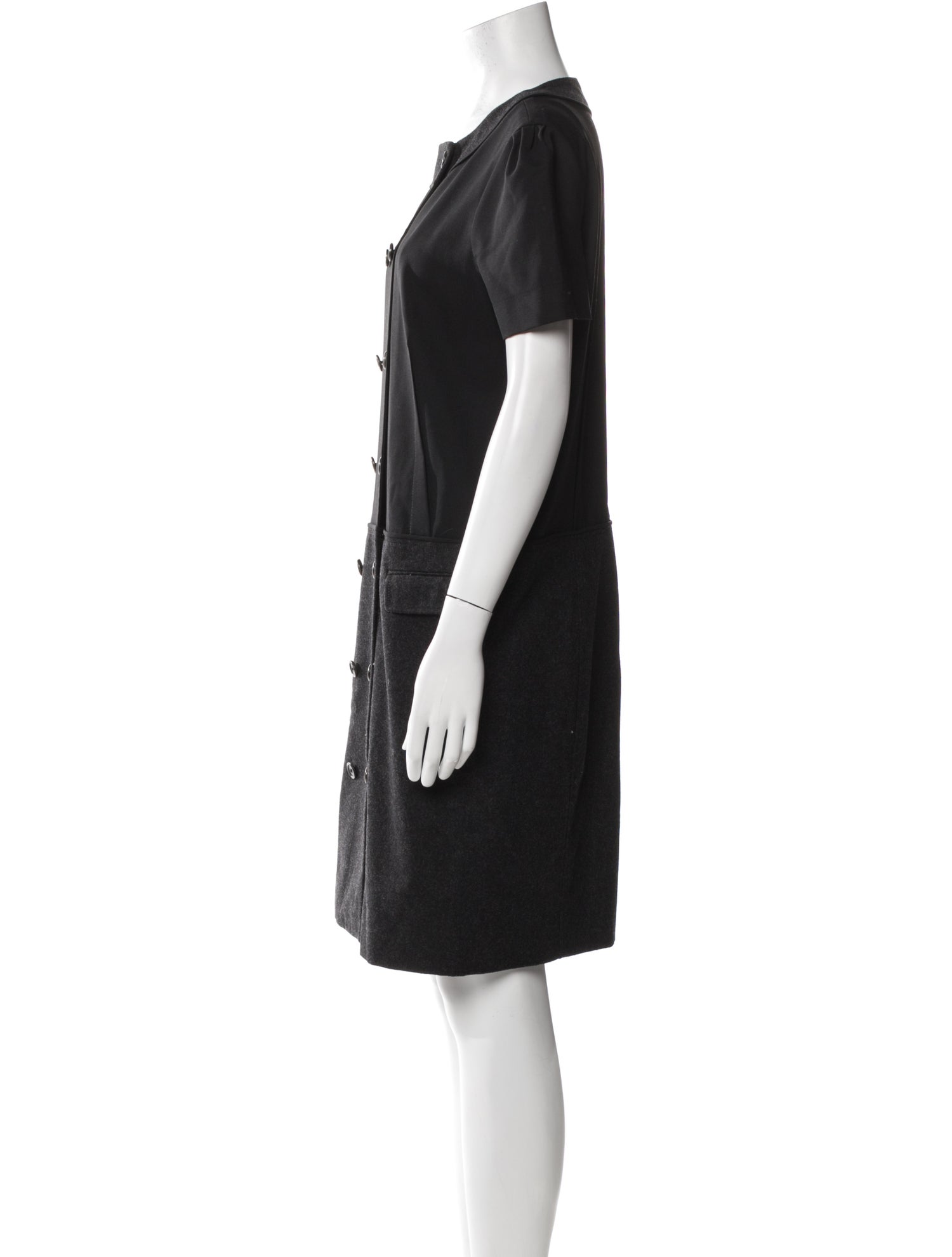 Proenza Schouler Wool Knee-Length Dress