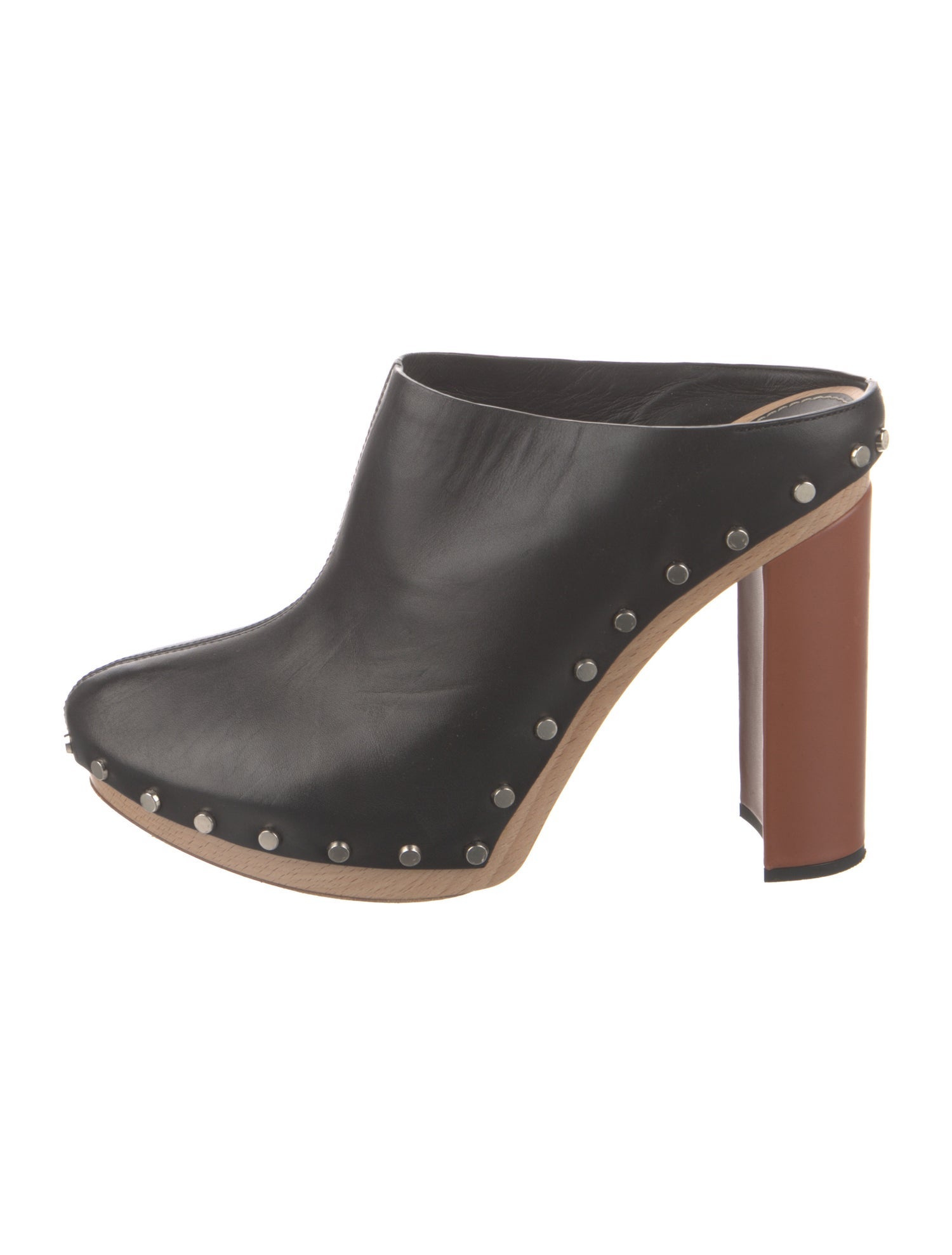 Proenza Schouler Leather Studded Accents Boots
