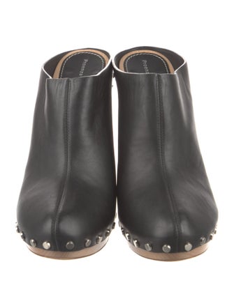 Proenza Schouler Leather Studded Accents Boots