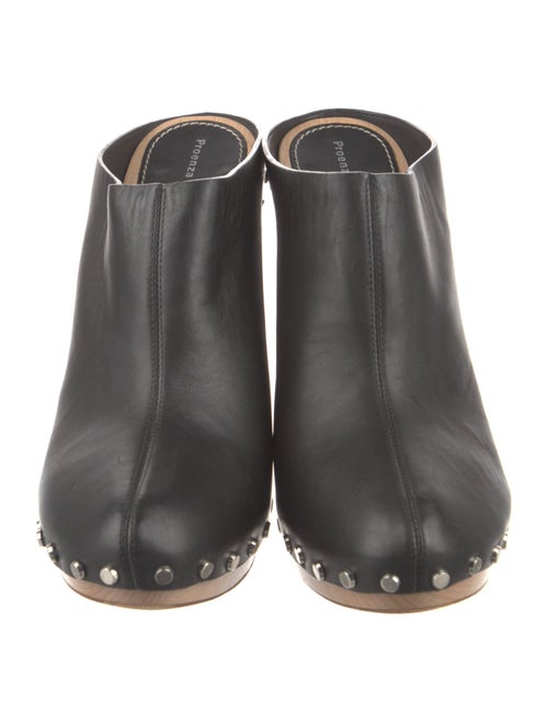 Proenza Schouler Leather Studded Accents Boots