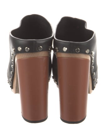 Proenza Schouler Leather Studded Accents Boots