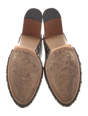 Proenza Schouler Leather Studded Accents Boots